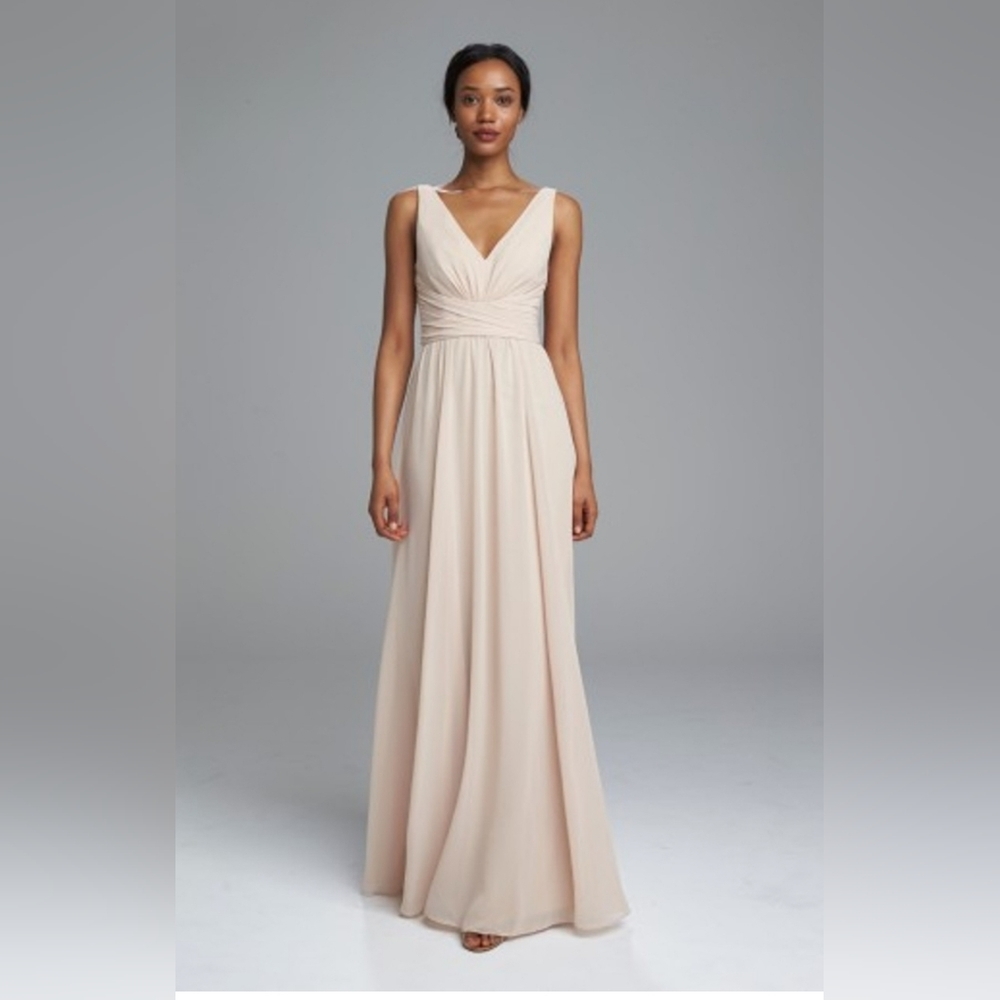 Amsale Maids Dress Size 10 Color Cream
